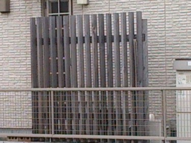 レッドシダー　フェンス　DIY　経過