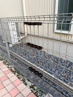 木製目隠しフェンス（メッシュフェンス用）