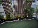 木製目隠しフェンス（メッシュフェンス用）